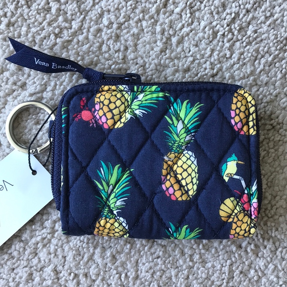 Vera Bradley RFID Wallet Toucan Party Pineapple 🍍